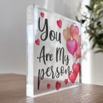 Couple Gifts Anniversary Birthday Acrylic Plaque For Him Her