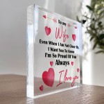 Valentines Gift For Wife Block Birthday Gifts For Her Wife Gifts