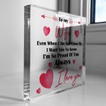 Valentines Gift For Wife Block Birthday Gifts For Her Wife Gifts