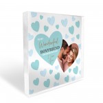 Personalised Valentines Gifts For Boyfriend Acrylic Photo Gift 