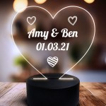 Personalised LED Neon Sign Anniversay Valentines Gifts