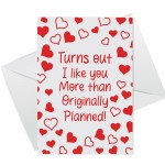 Valentines Day Card For Boyfriend Girlfriend Valentine's Day