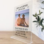 Valentines Day Personalised Song Plaque Gift For Couples Him Her