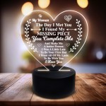 Gifts For Wife Girlfiend Acrylic Night Light Birthday Gifts