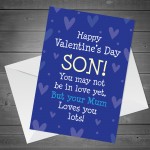 Valentines Day Card For Son Love Card From Mum Son Card