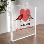 Gifts For Couple PERSONALISED Block Valentines Anniversary Gift