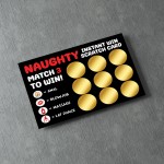 Naughty Scratch Card Gift For Him Valentines Day Anniversary