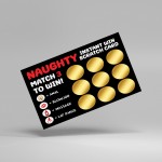 Naughty Scratch Card Gift For Him Valentines Day Anniversary