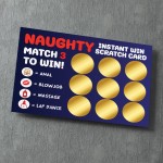 Naughty Scratch Card Gift For Him Boyfriend Husband Valentines