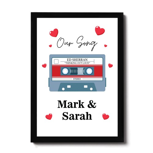 PERSONALISED Our Song Anniversary Gift First Dance Wedding Gift