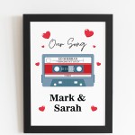 PERSONALISED Our Song Anniversary Gift First Dance Wedding Gift