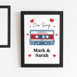 PERSONALISED Our Song Anniversary Gift First Dance Wedding Gift