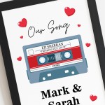 PERSONALISED Our Song Anniversary Gift First Dance Wedding Gift