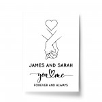 PERSONALISED Valentines Gifts for Him Her Boyfriend Girlfriend