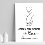 PERSONALISED Valentines Gifts for Him Her Boyfriend Girlfriend