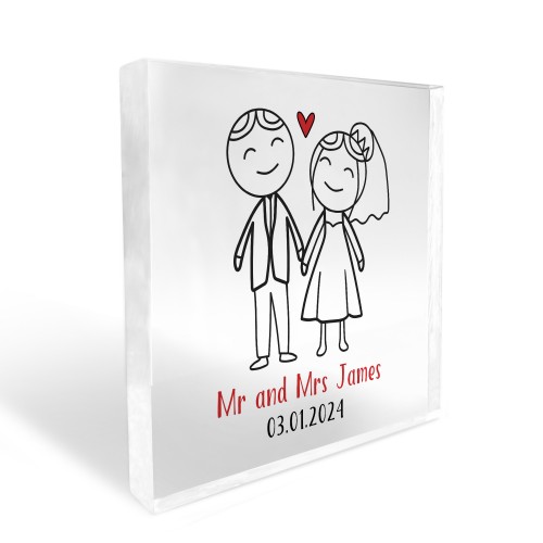 Wedding Anniversary Gift For Couple Personalised Valentines Day