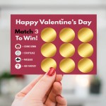 Valentines Day Naughty Scratch Card Rude Gift for Him Her