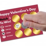 Valentines Day Naughty Scratch Card Rude Gift for Him Her