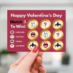 Funny Valentines Gift Naughty Scratch Card Rude Gift for Him Her