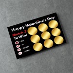 Scratch Card Reveal Funny Gift For Valentines Day For Girlfriend