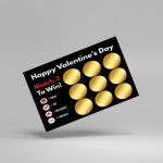 Scratch Card Reveal Funny Gift For Valentines Day For Girlfriend