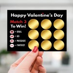 Scratch Card Reveal Gift For Valentines Day For Girlfriend