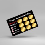 Scratch Card Reveal Gift For Valentines Day For Girlfriend