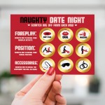 Naughty Date Night Scratch Card Valentines Day Anniversary Gift 