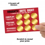 Naughty Date Night Scratch Card Valentines Day Anniversary Gift 