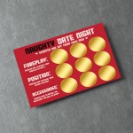 Naughty Date Night Scratch Card Valentines Day Anniversary Gift 