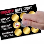 Naughty Date Night Scratch Card For Couples Valentines Boyfriend