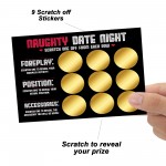 Naughty Date Night Scratch Card For Couples Valentines Boyfriend