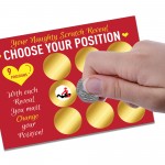 Funny Scratch Card Rude Valentines Anniversary Gift For Him