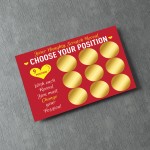 Funny Scratch Card Rude Valentines Anniversary Gift For Him