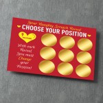 Funny Scratch Card Rude Valentines Anniversary Gift For Him