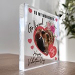 Personalised Gift For Valentines Day For Girlfriend Photo Plaque