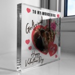 Personalised Gift For Valentines Day For Girlfriend Photo Plaque