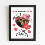 Valentines Day Gift For Husband Personalised Framed Photo Print