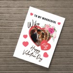 Valentines Day Gift For Wife Personalised Print With Photo Wife