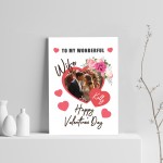 Valentines Day Gift For Wife Personalised Print With Photo Wife