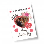 Valentines Day Gift For Wife Personalised Print With Photo Wife