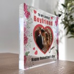 Personalised Gift For Valentines Day For Boyfriend Photo Plaque