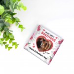 Personalised Gift For Valentines Day For Boyfriend Photo Plaque