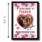 Valentines Day Gift For Fiance Personalised Framed Print