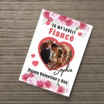 Valentines Day Gift For Fiance Personalised Print With Photo