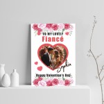 Valentines Day Gift For Fiance Personalised Print With Photo