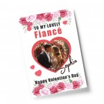 Valentines Day Gift For Fiance Personalised Print With Photo