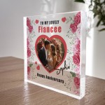 Gift For Fiancee Anniversary Personalised Anniversary Photo Sign