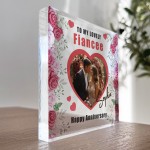 Gift For Fiancee Anniversary Personalised Anniversary Photo Sign