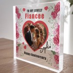 Gift For Fiancee Anniversary Personalised Anniversary Photo Sign